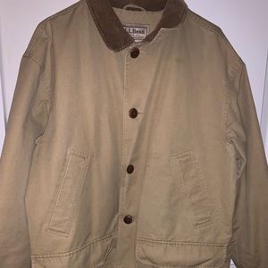 L.L. Bean medium corduroy overcoat